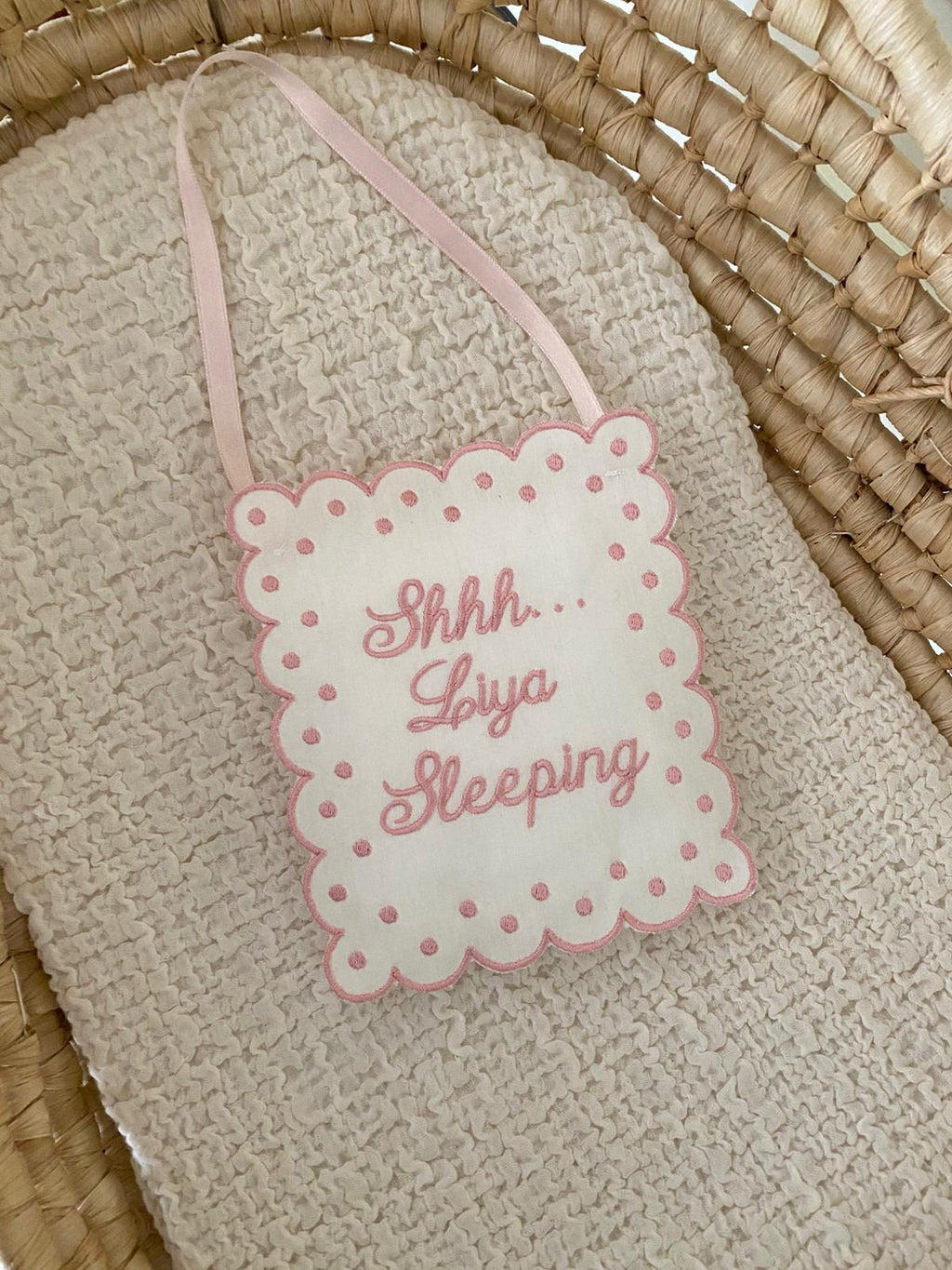 Keten Baby Sleeping Kapı Askısı Yastığı