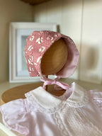 Desenli Yazlık Bebek Bonnet Şapka