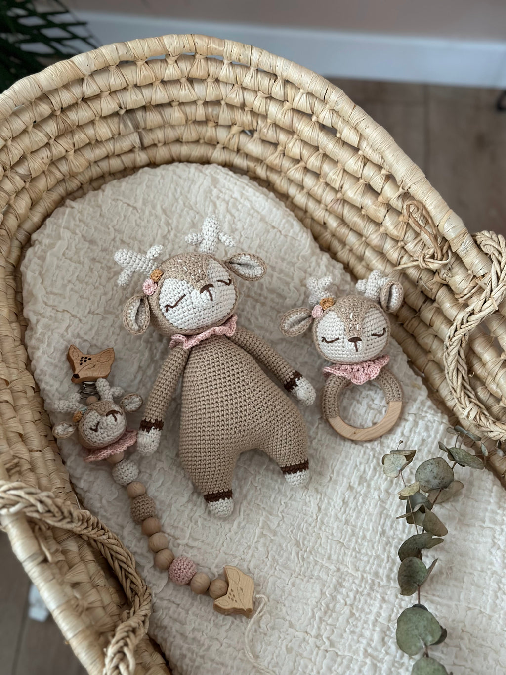 Amigurumi Ceylan Model Bebek Seti – 3 Parça