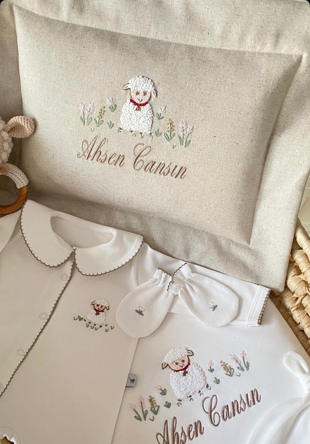 Lamb Model Decorative Baby Pillow