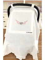 Keten Puset Örtüsü Ortanca Pembeli