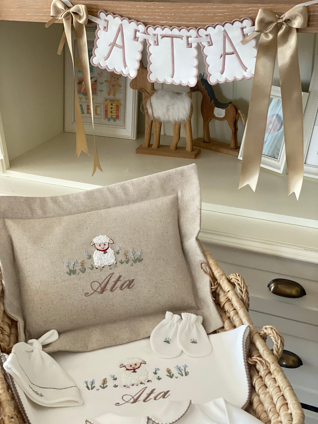 Lamb Model Decorative Baby Pillow