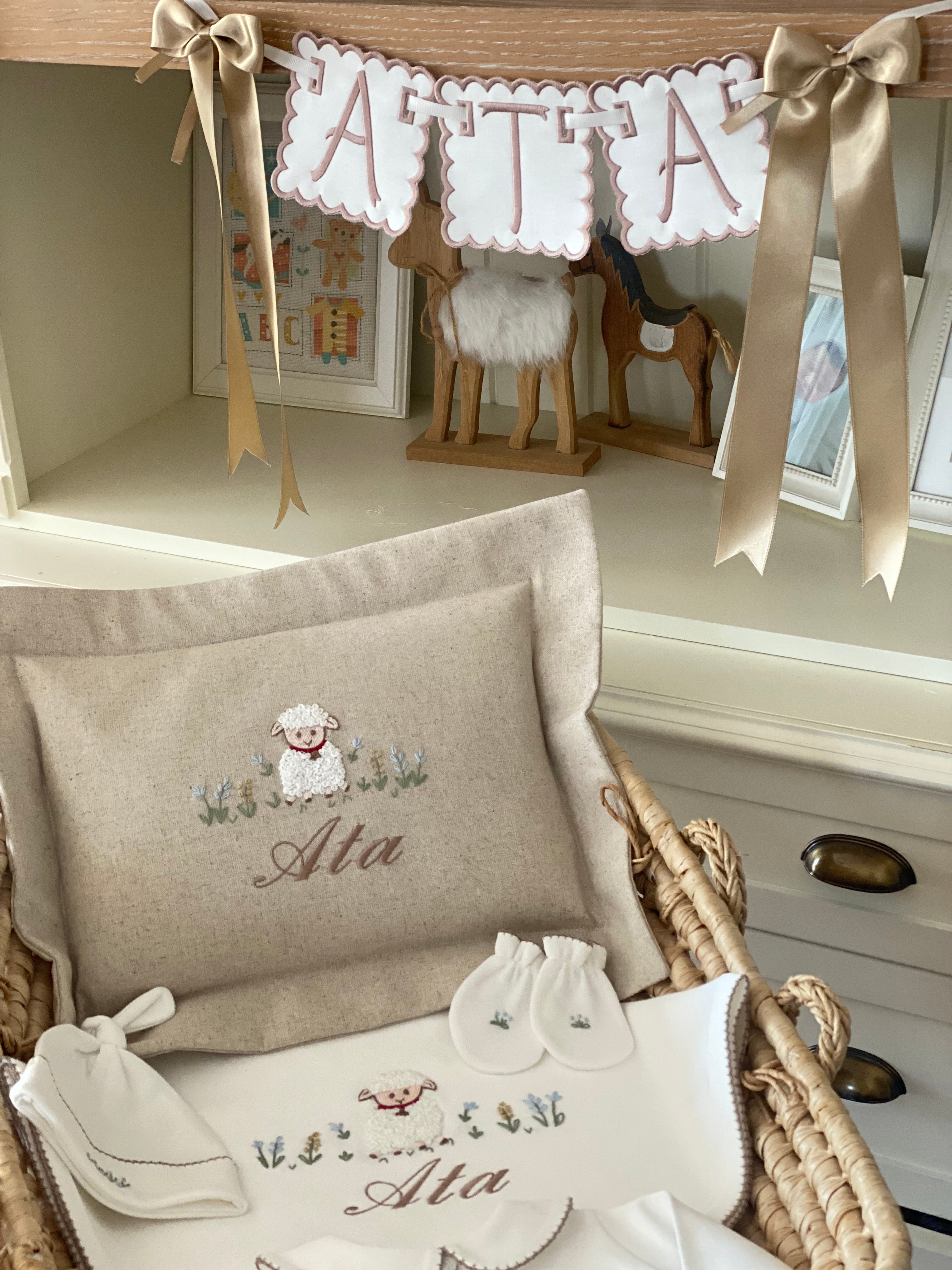 Lamb Model Decorative Baby Pillow