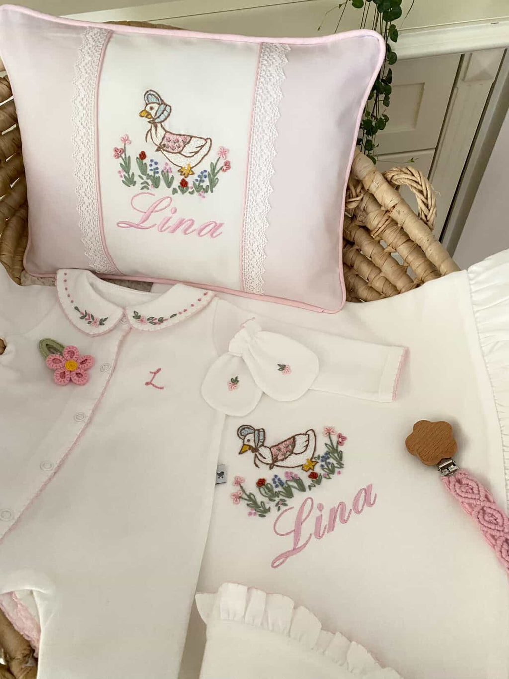 Jemima Puddle Duck Organik Yenidoğan Seti