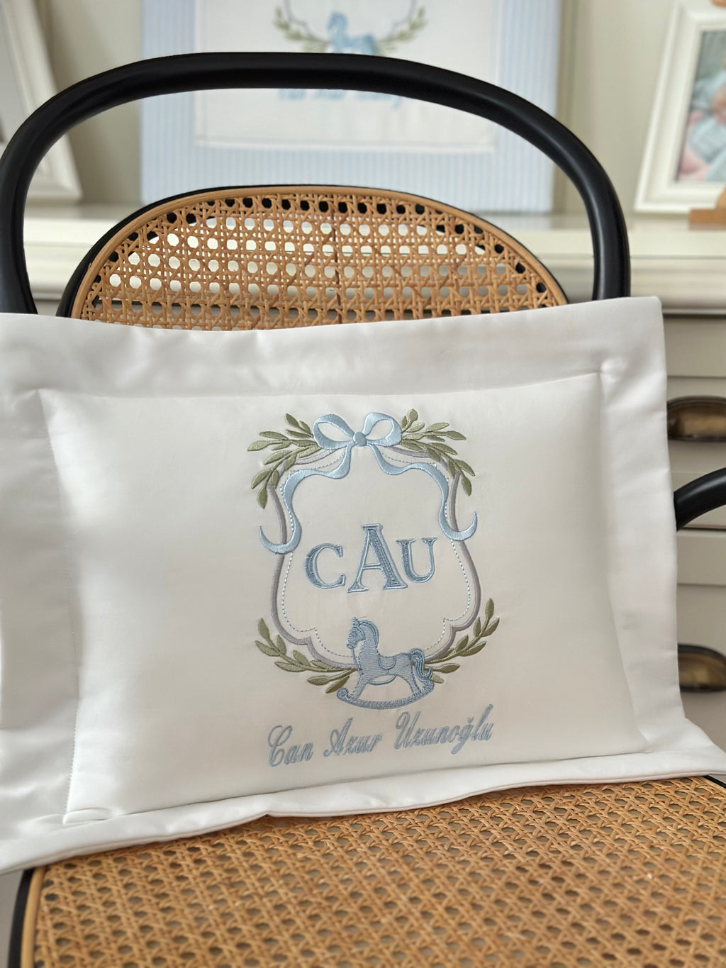 Çelenk Carousel Model Dekoratif Bebek Yastığı