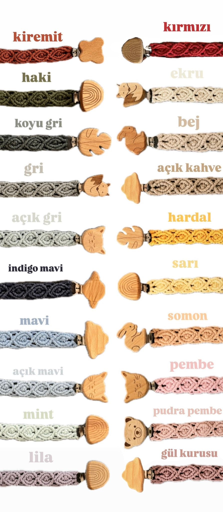 Makrome Emzik Askısı - El Yapımı