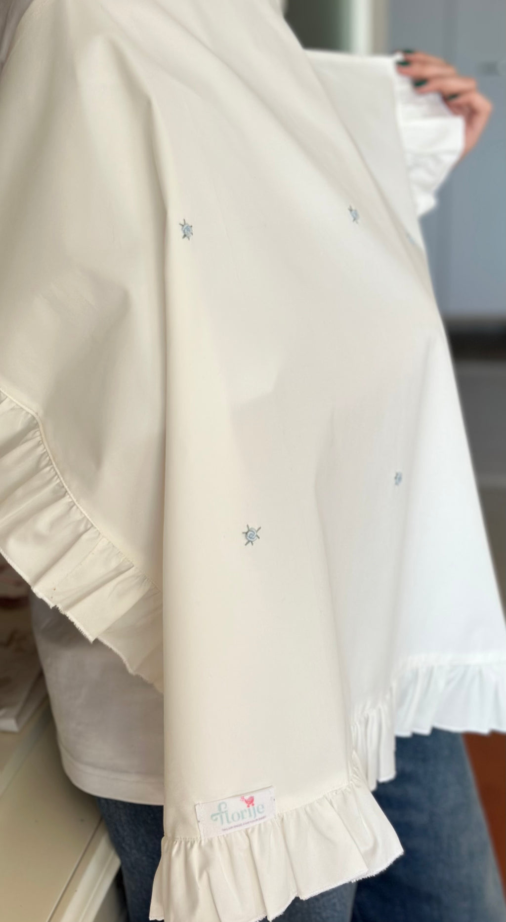Hand Embroidered Nursing Cover