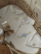 Little Chick Organik Yenidoğan Seti – Kroşeta Kenar Detaylı