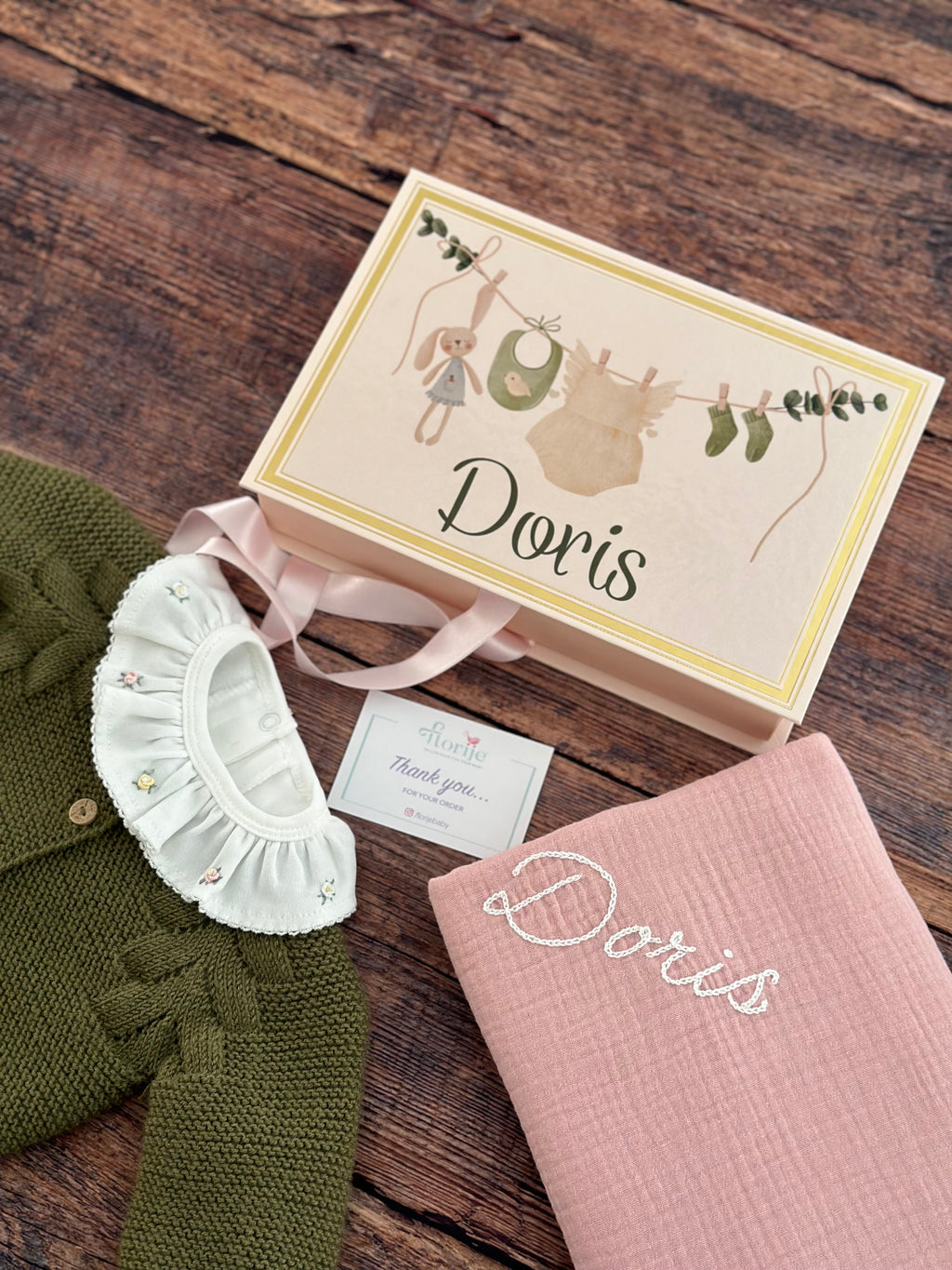 Kişiye Özel Hediye Bebek Kutusu Doris