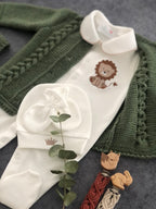 Lion Embroidered Hospital Discharge Set