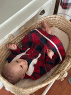 Elora– Red Plaid Baby Girl Dress | Christmas Dress 6-24 Months