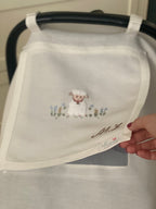 Keten Puset Örtüsü Kuzu Bej