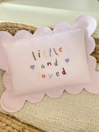 Bow Letters Decorative Baby Pillow