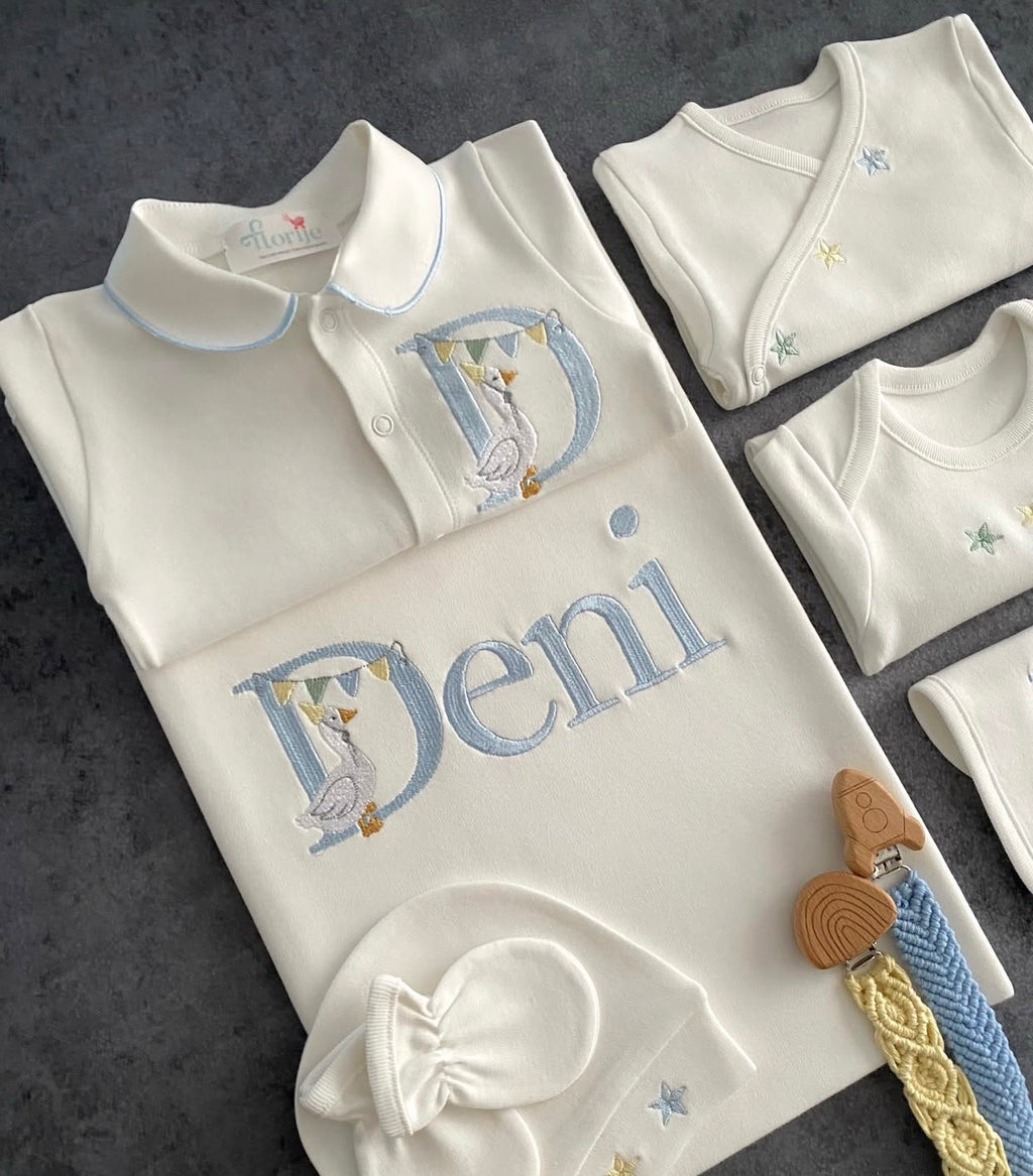 Puddle Duck Serisi Bebek Hastane Çıkış Seti