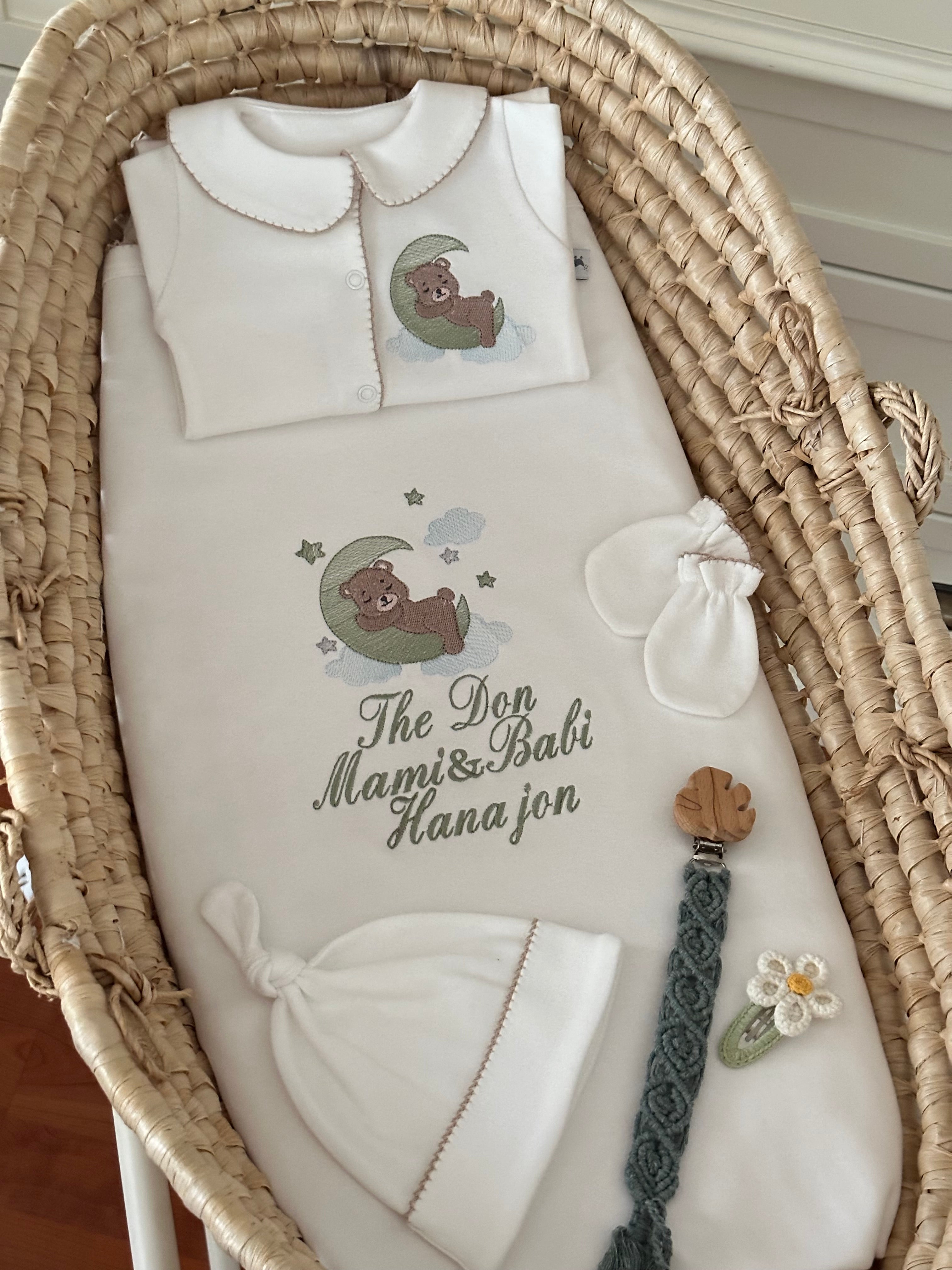 Uyuyan Sevimli Ayıcık Hastane Çıkışı Seti