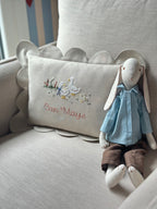 Duckling Keten Dilimli Bebek Yastığı