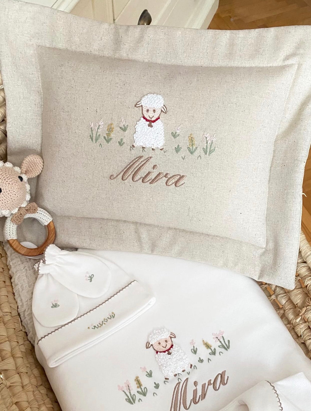 Lamb Model Decorative Baby Pillow