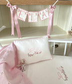 İsme Özel Makine Nakışlı Bebek Banner | Flama | Kapı Süsü