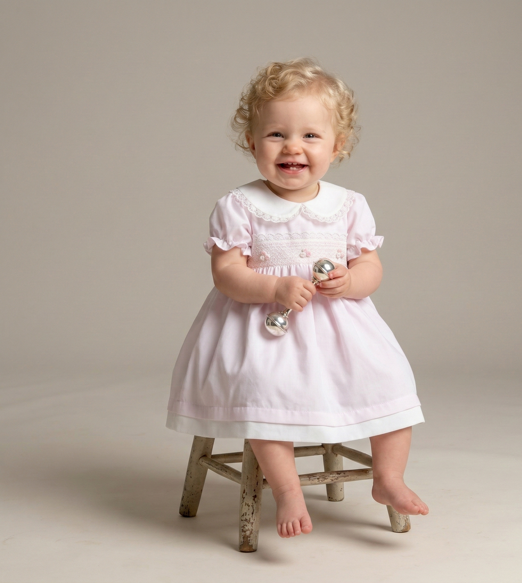 Peony  Kız Bebek Elbise 6–24 Ay