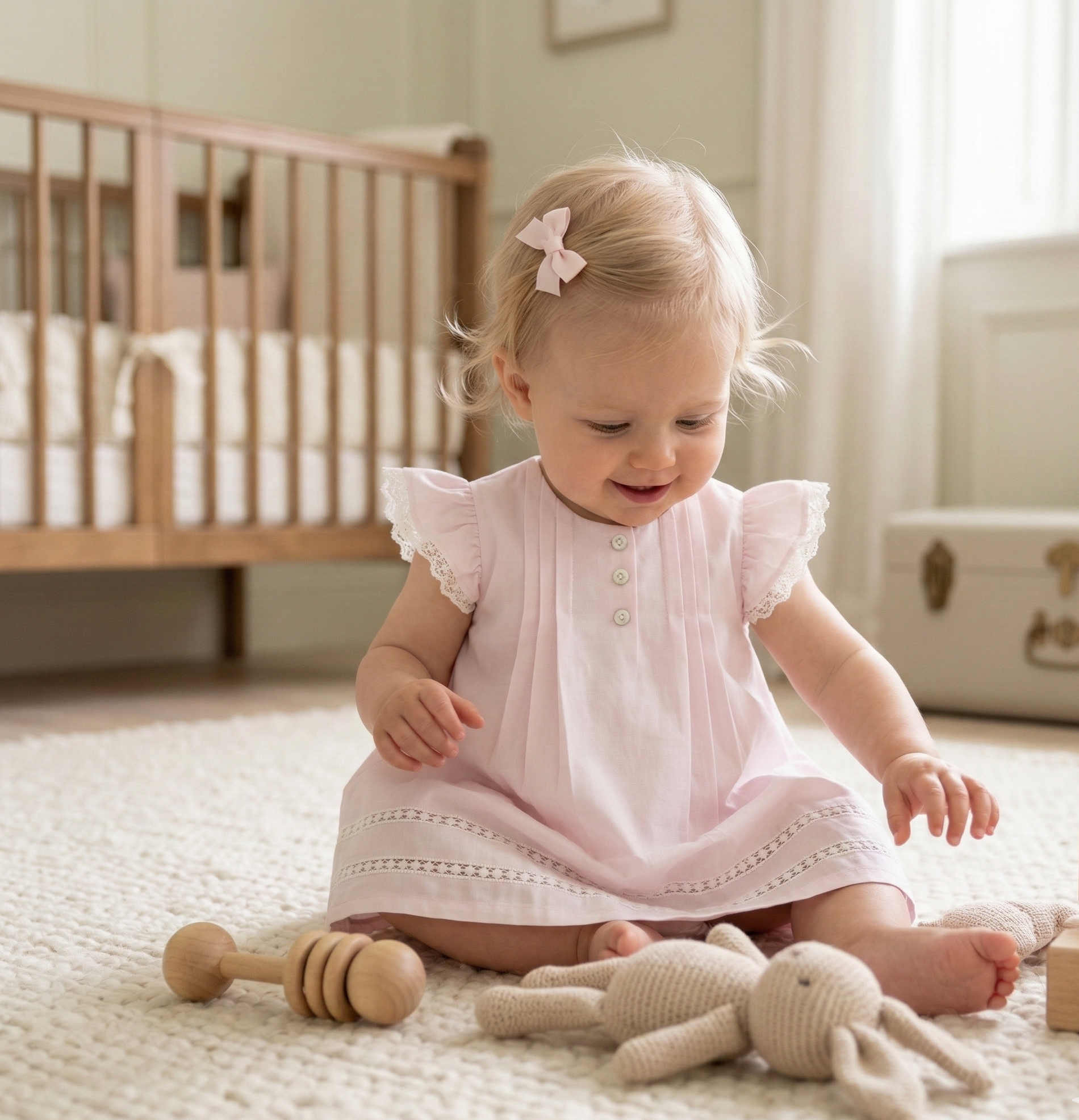 Primrose Kız Bebek Elbise 6–24 Ay
