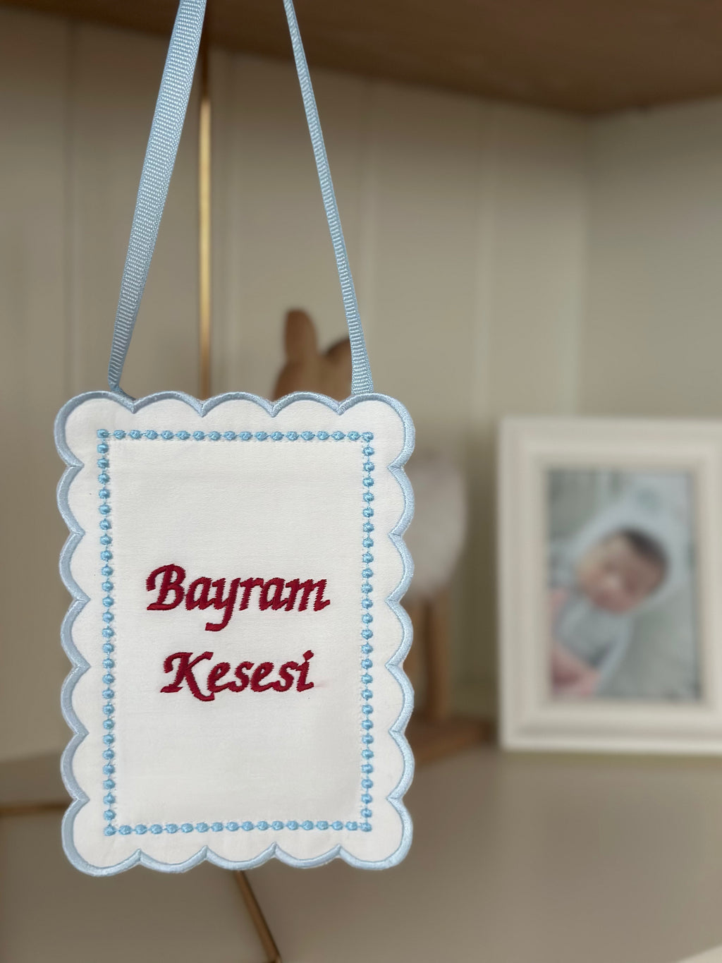 'Bayram Kesesi' Nakışlı Bayram Harçlığı Kesesi