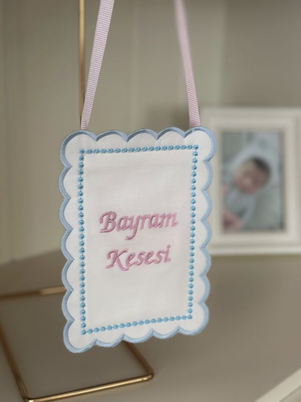 'Bayram Kesesi' Nakışlı Bayram Harçlığı Kesesi