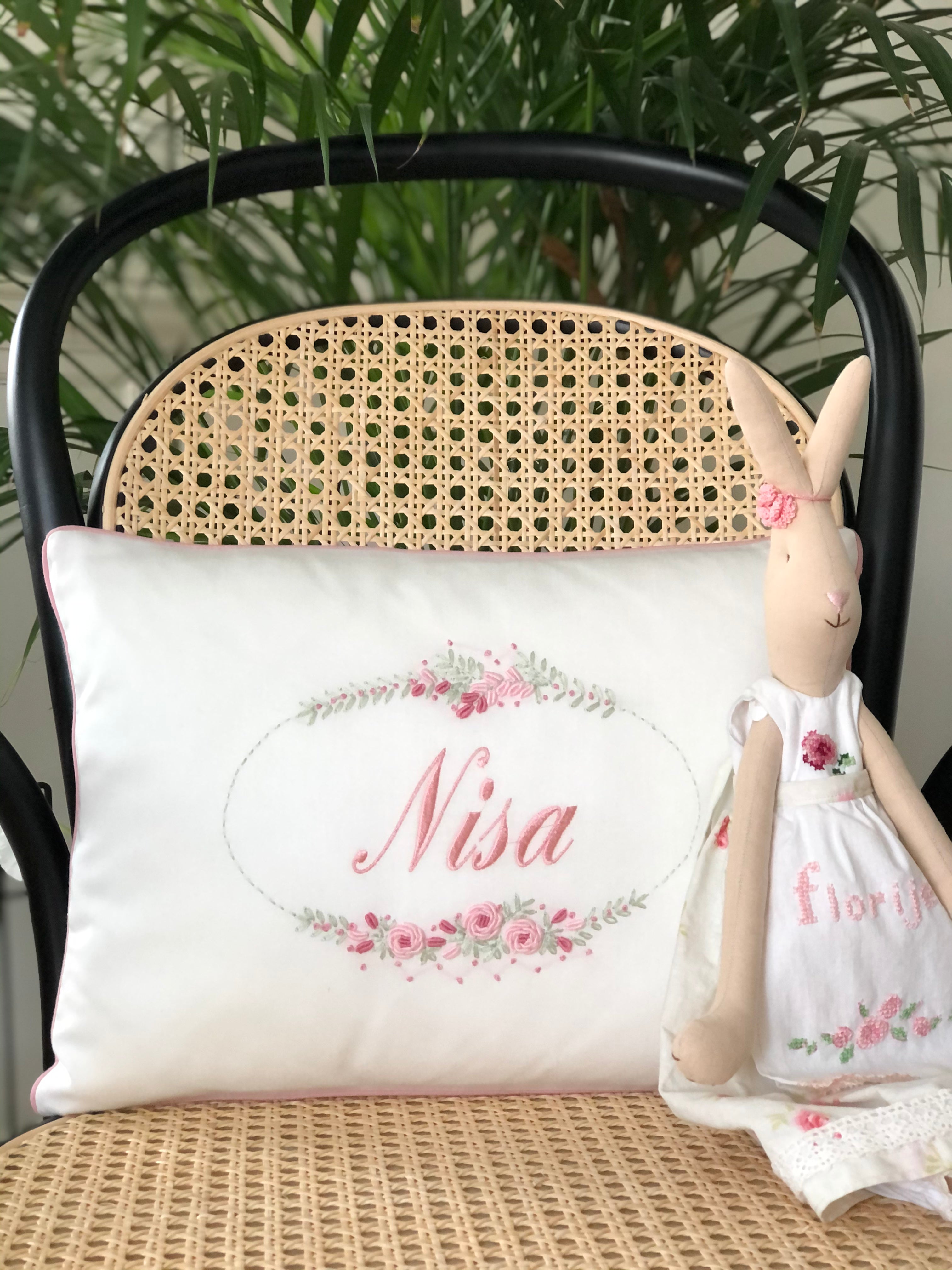 Atlas Model Decorative Baby Pillow - Dusty Rose