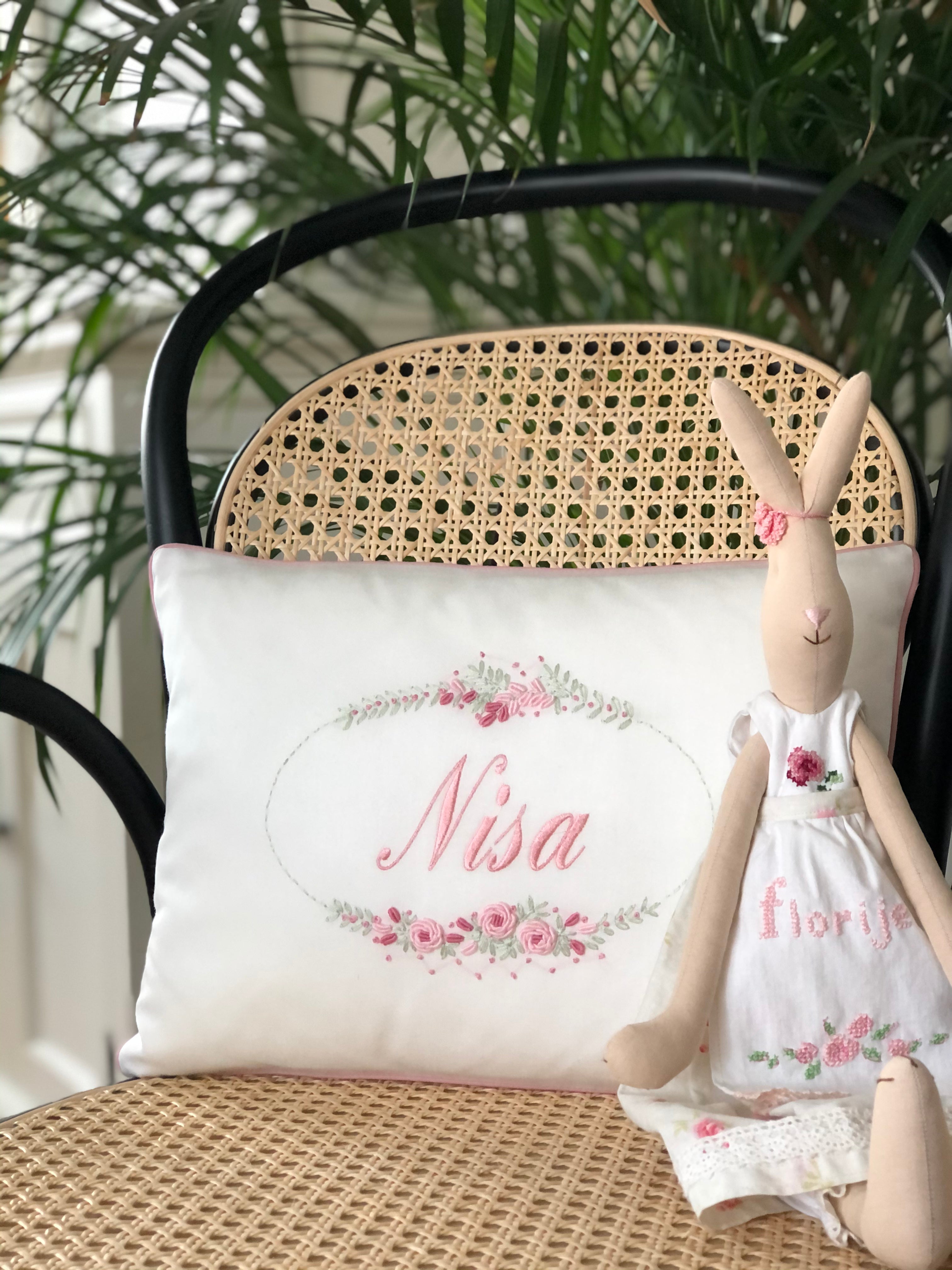 Atlas Model Decorative Baby Pillow - Dusty Rose