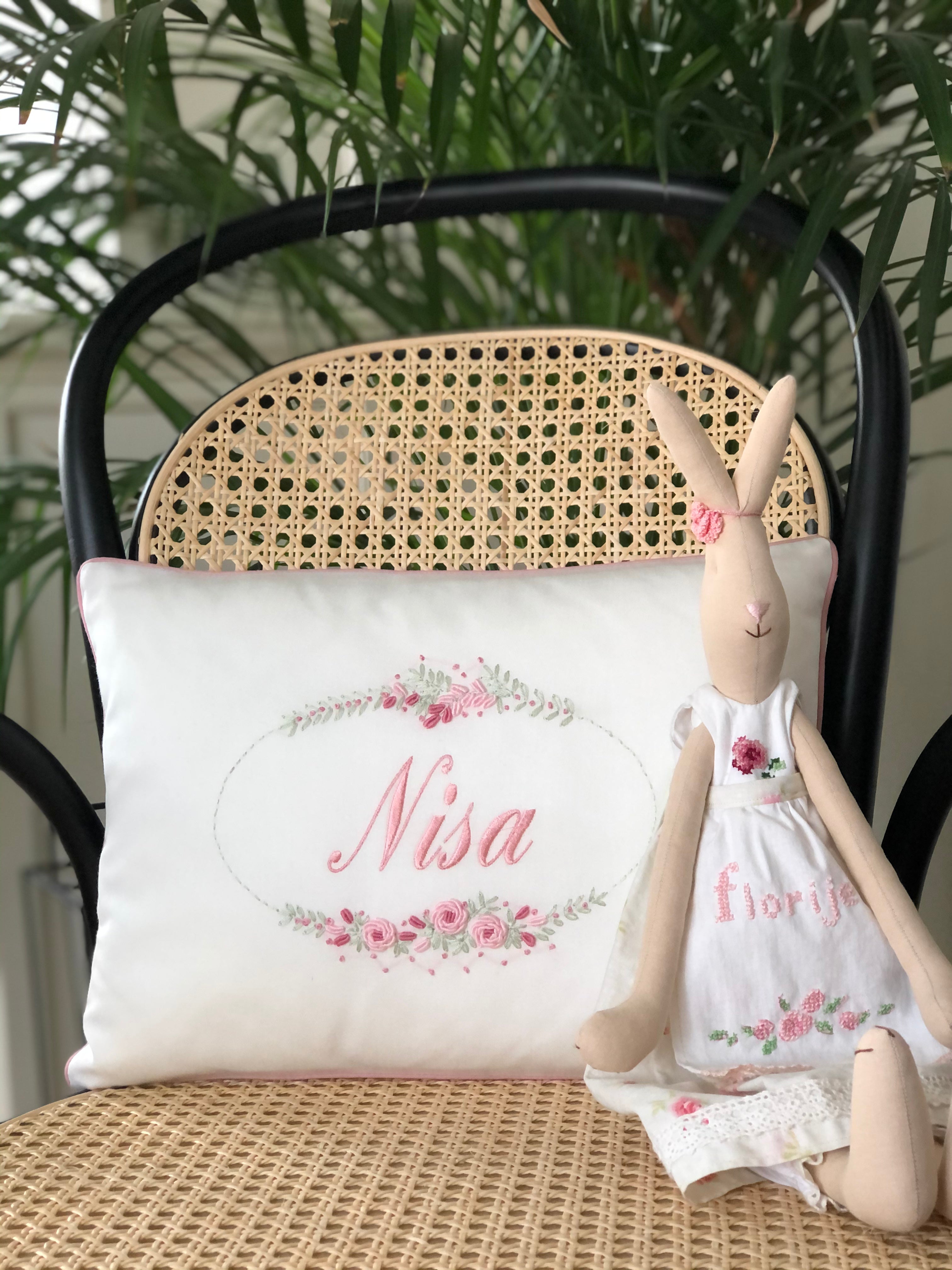 Atlas Model Decorative Baby Pillow - Dusty Rose