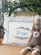 Belcekız Model Decorative Baby Pillow - Blue