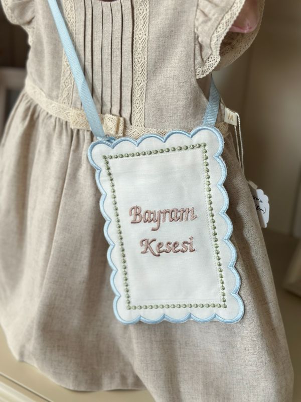 'Bayram Kesesi' Nakışlı Bayram Harçlığı Kesesi