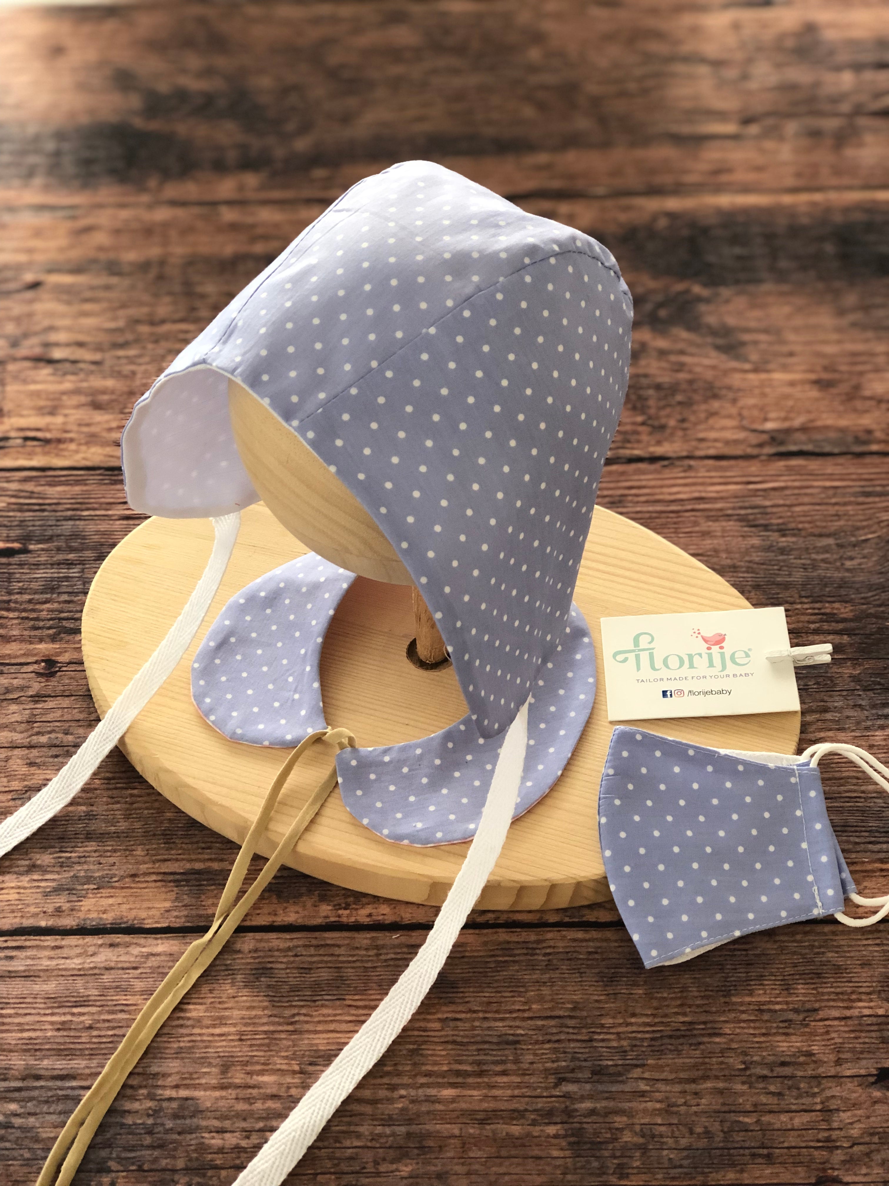 Desenli Yazlık Bebek Bonnet Şapka