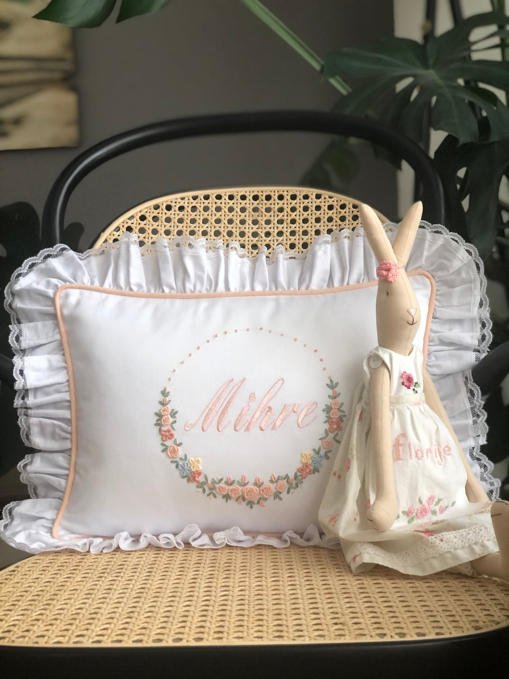 Floral Model Decorative Baby Pillow