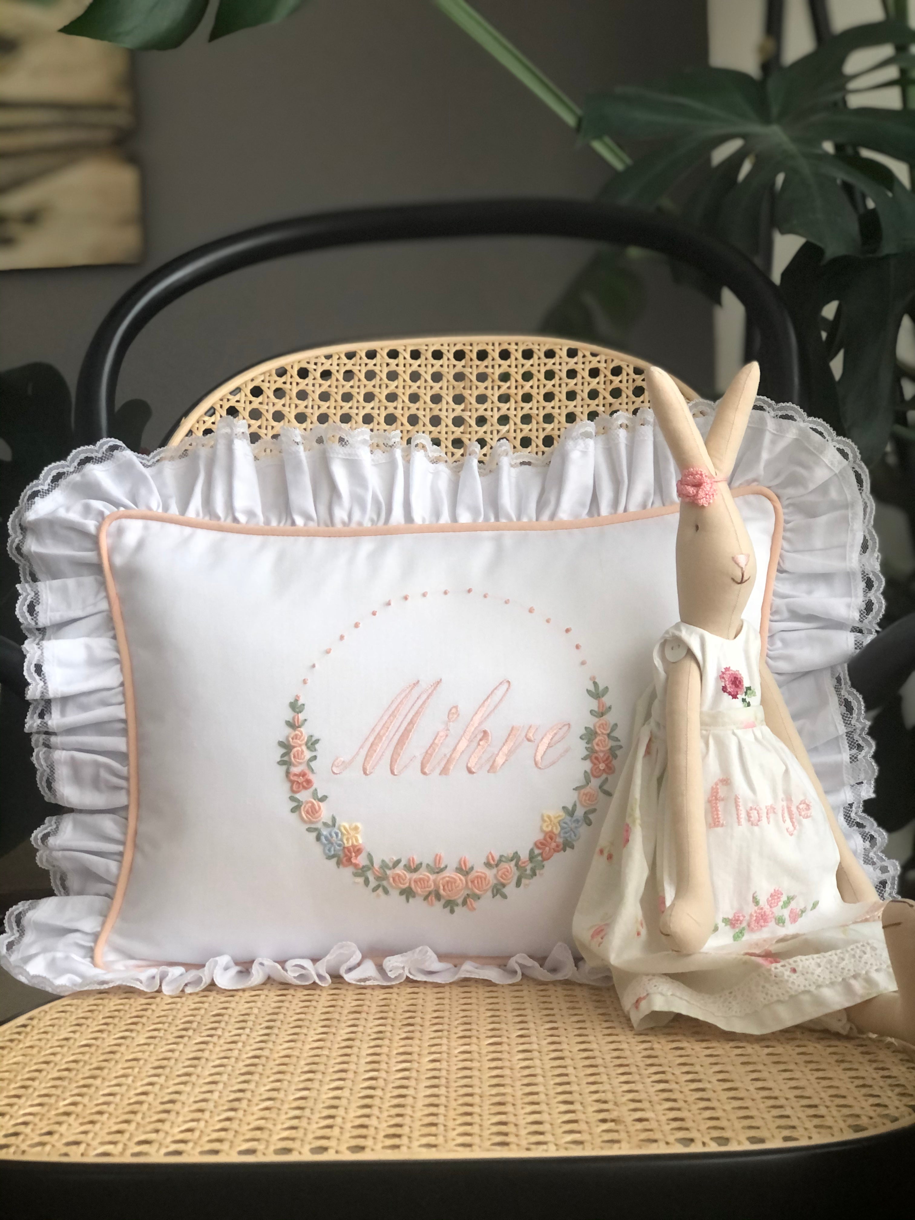 Floral Model Decorative Baby Pillow