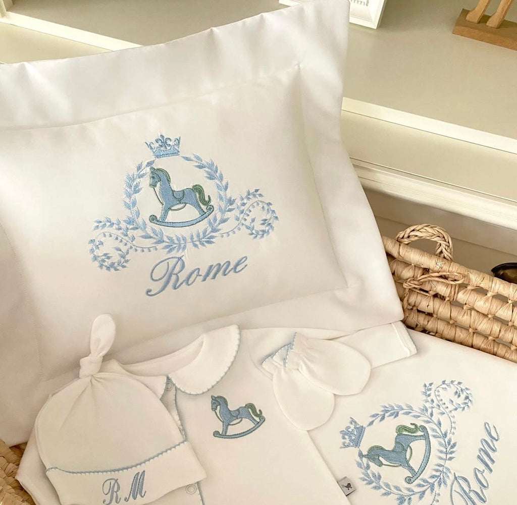 Wreath Horse Model Decorative Baby Pillow