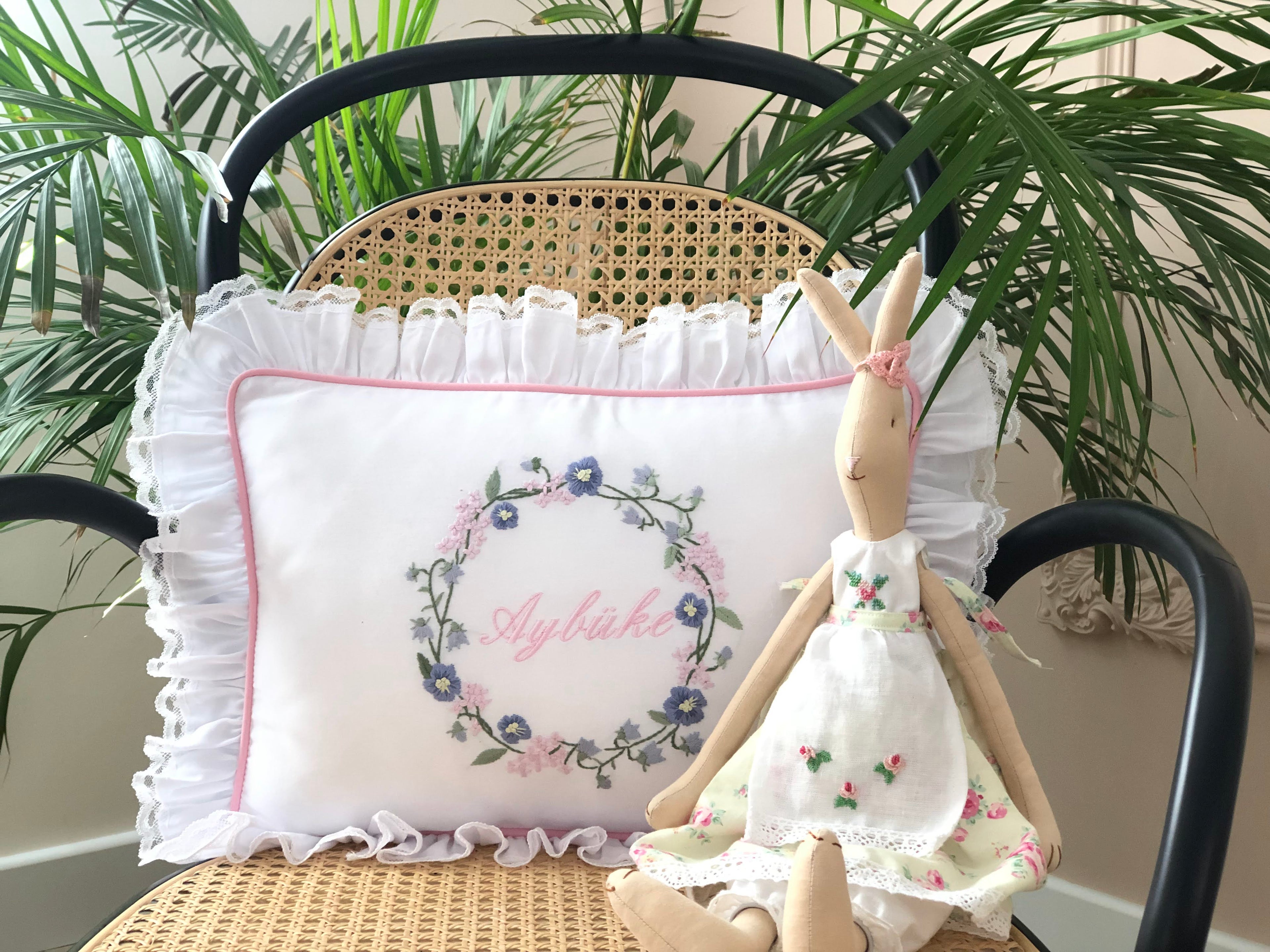 Violet Model Decorative Baby Pillow