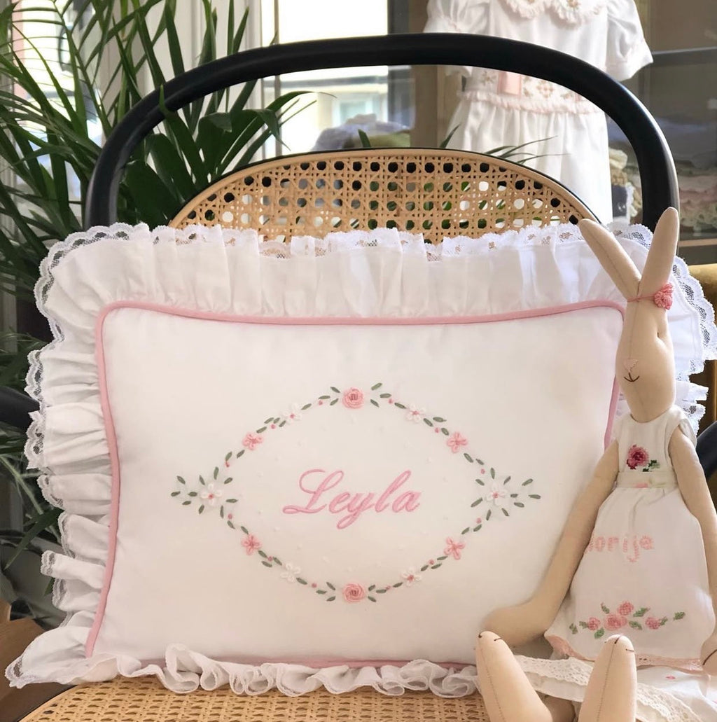 Lily Model Decorative Baby Pillow - Pink