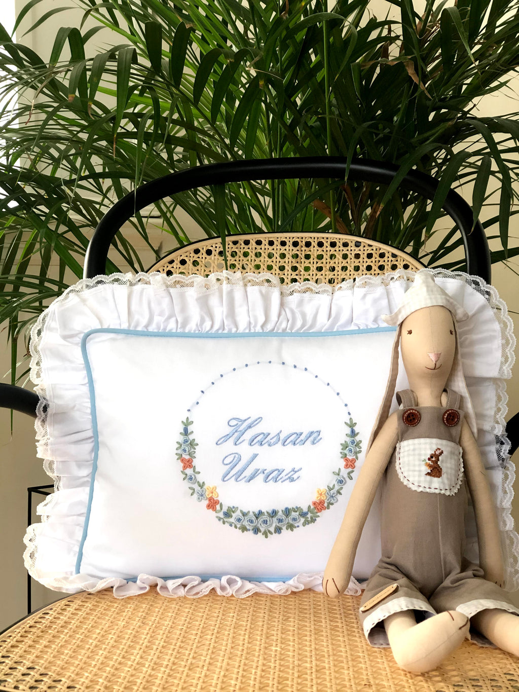 Floral Model Decorative Baby Pillow