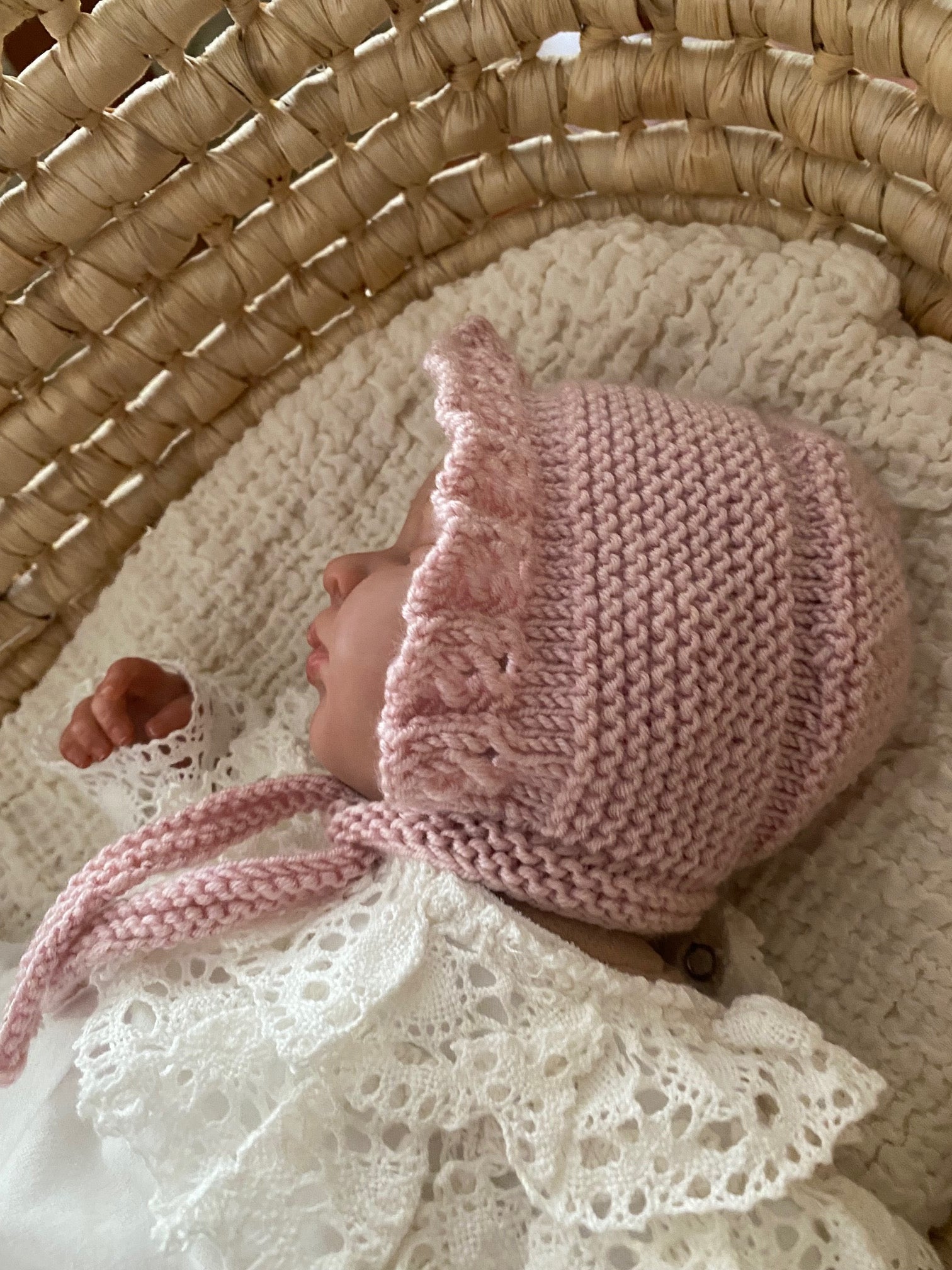 El Örgüsü Bebek Şapka