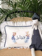 Geometri Model Dekoratif Bebek Yastığı - Lacivert