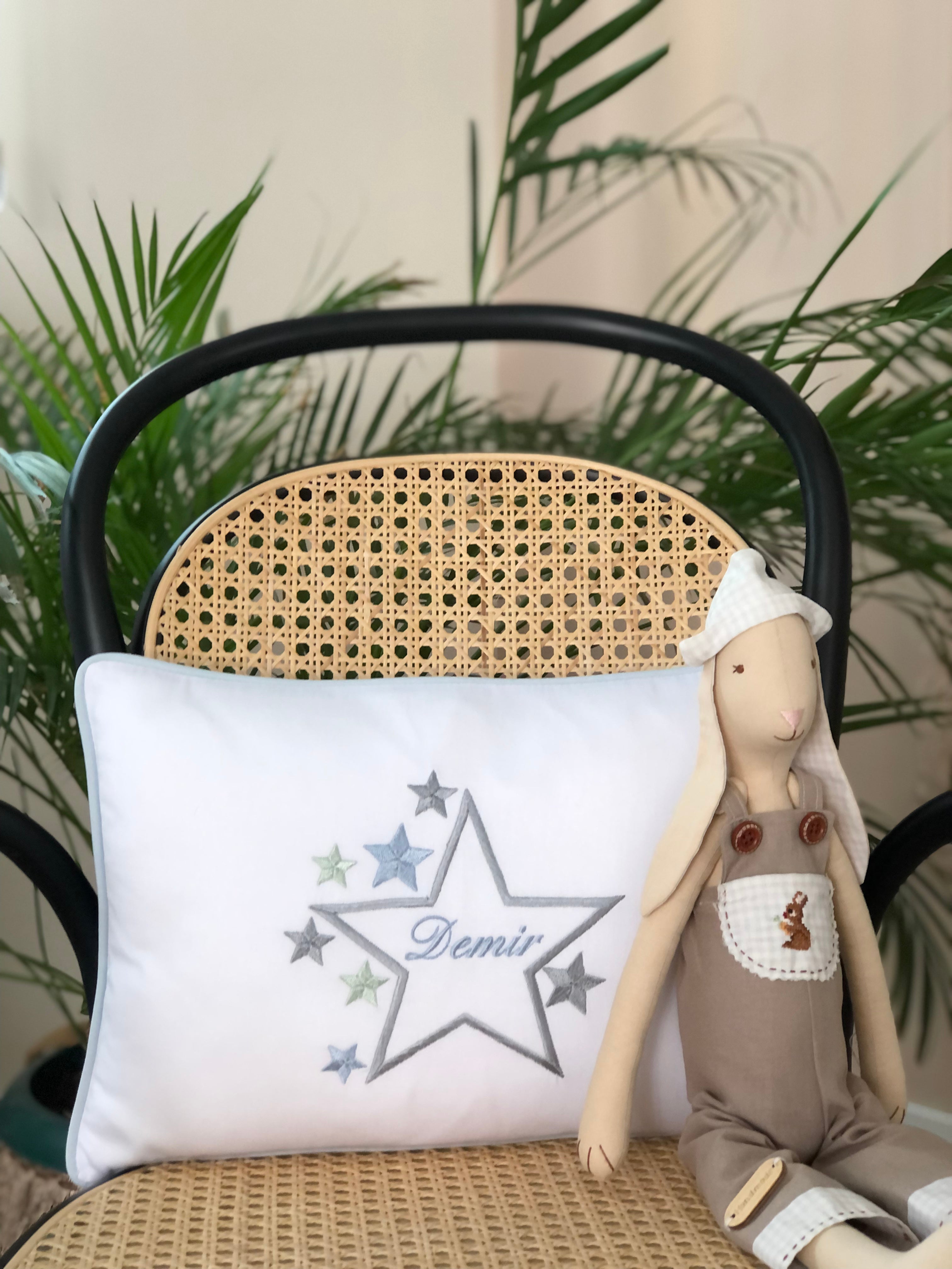 Star Pattern Decorative Baby Pillow