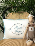 Lily Model Decorative Baby Pillow - Blue