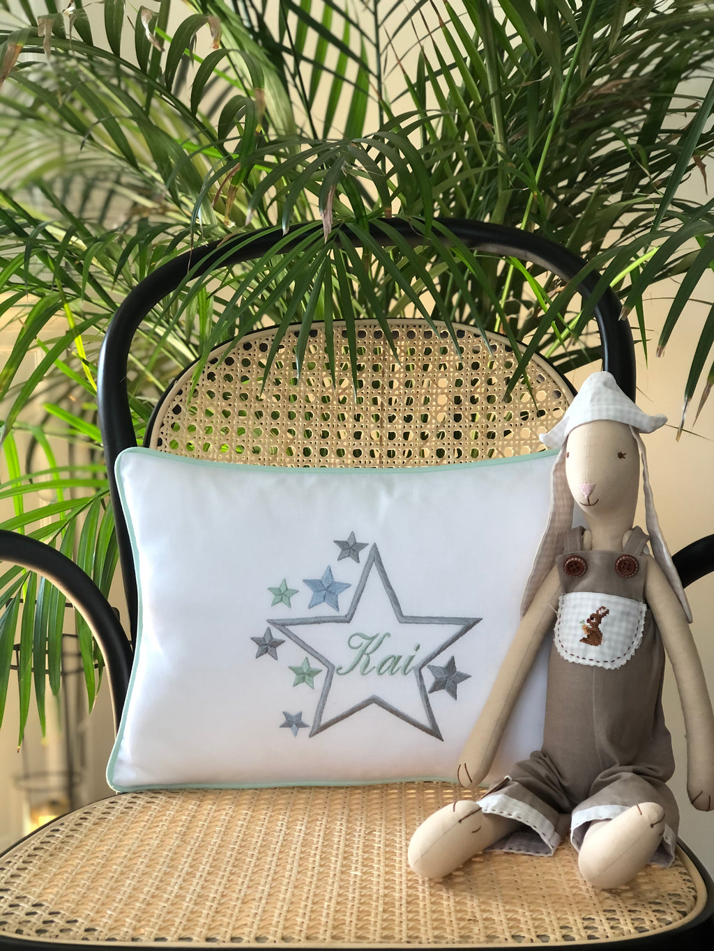 Yıldızlı Model Dekoratif Bebek Yastığı