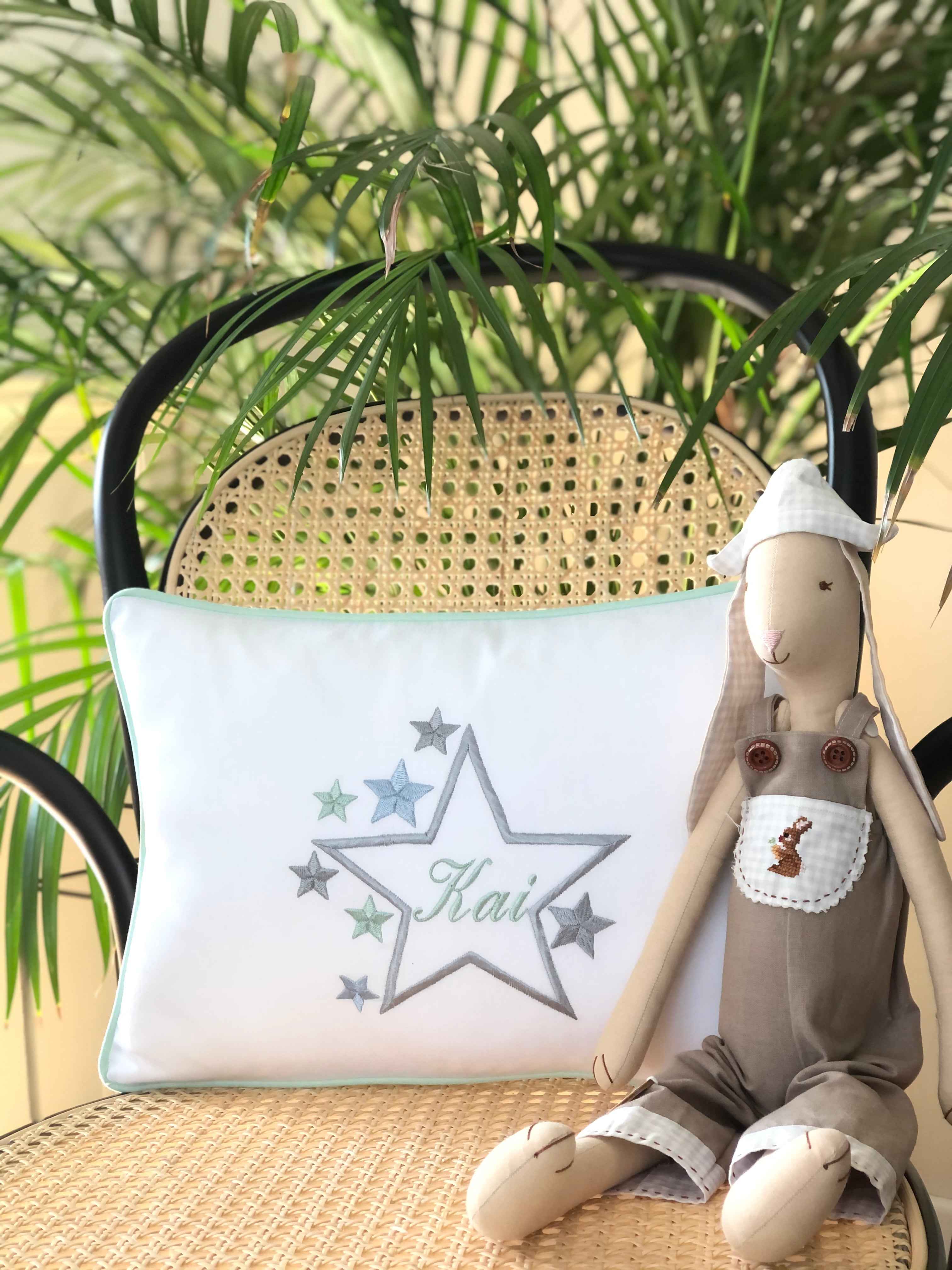 Star Pattern Decorative Baby Pillow