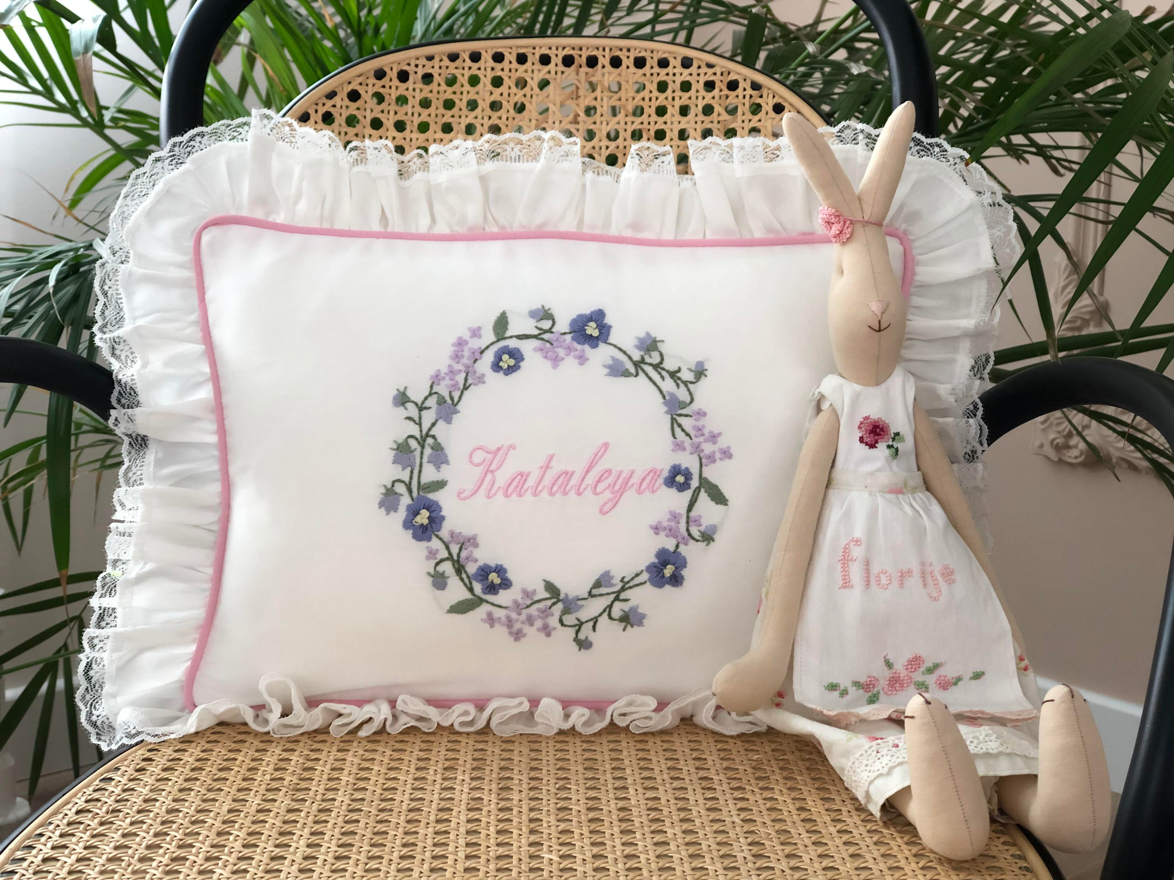 Violet Model Decorative Baby Pillow