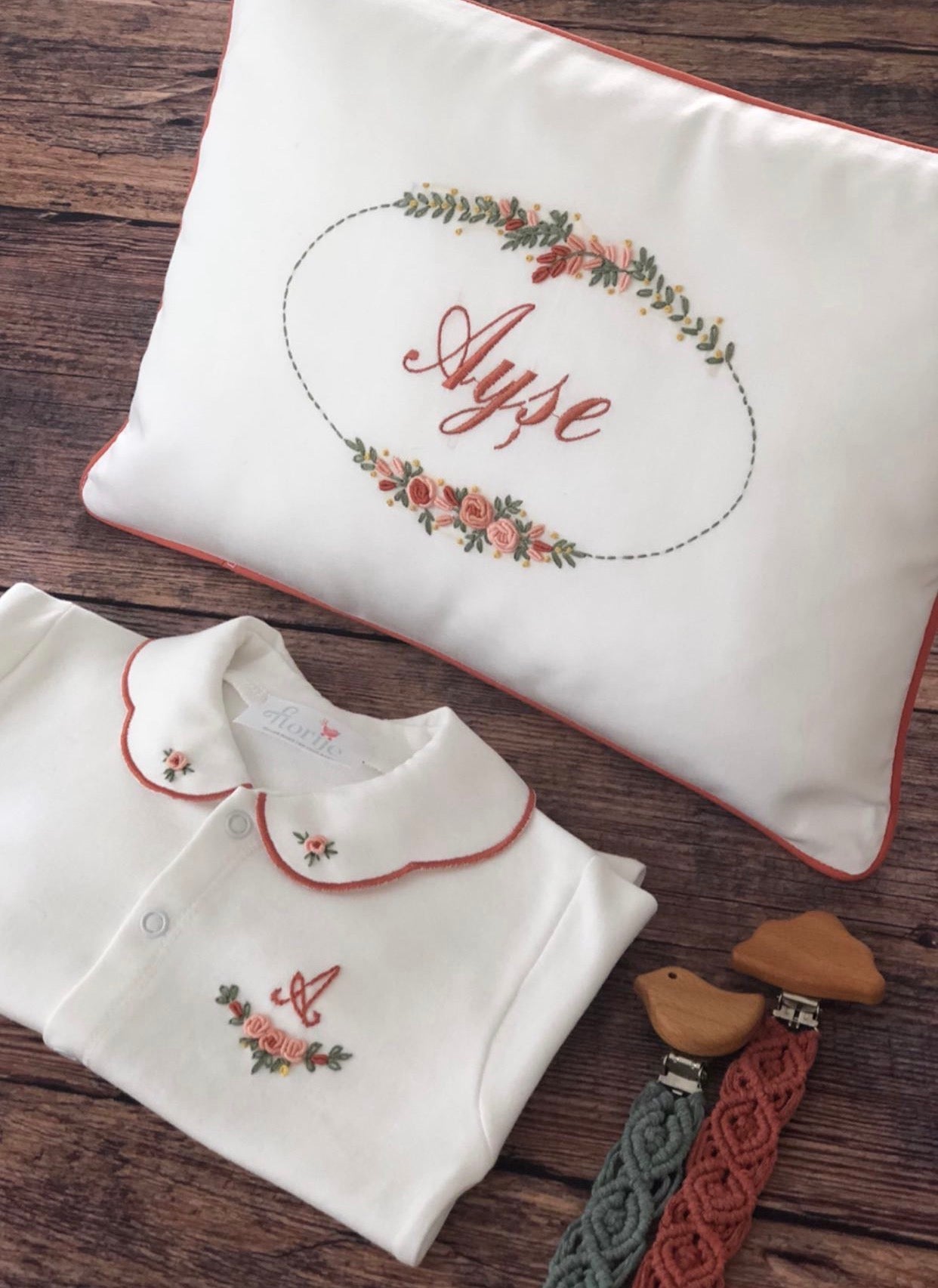 Atlas Serisi Hastane Çıkışı Seti - Kiremit