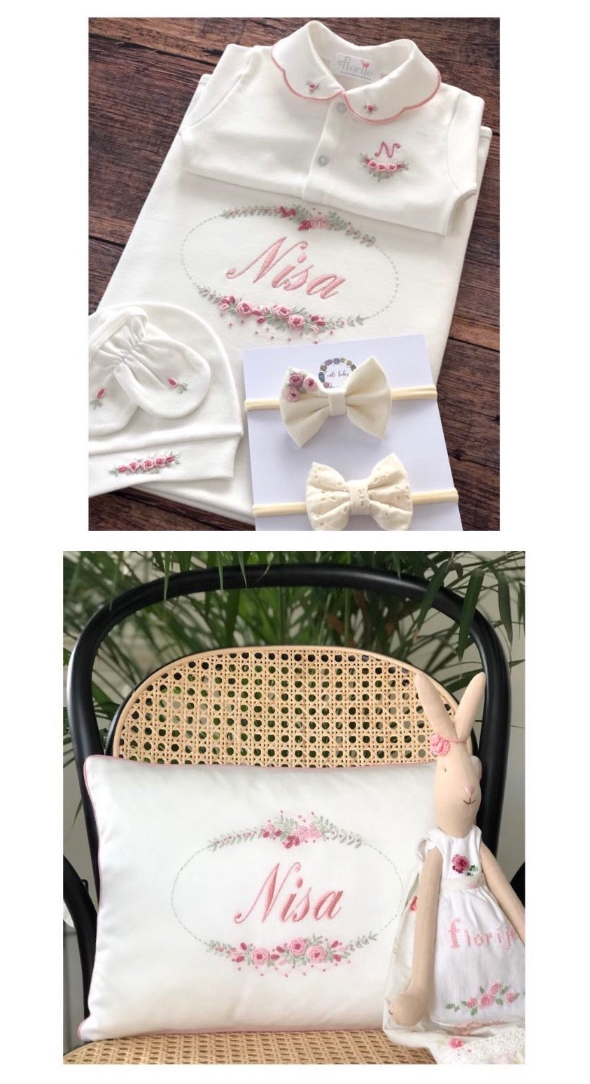 Atlas Serisi Hastane Çıkışı Seti - Gül Kurusu