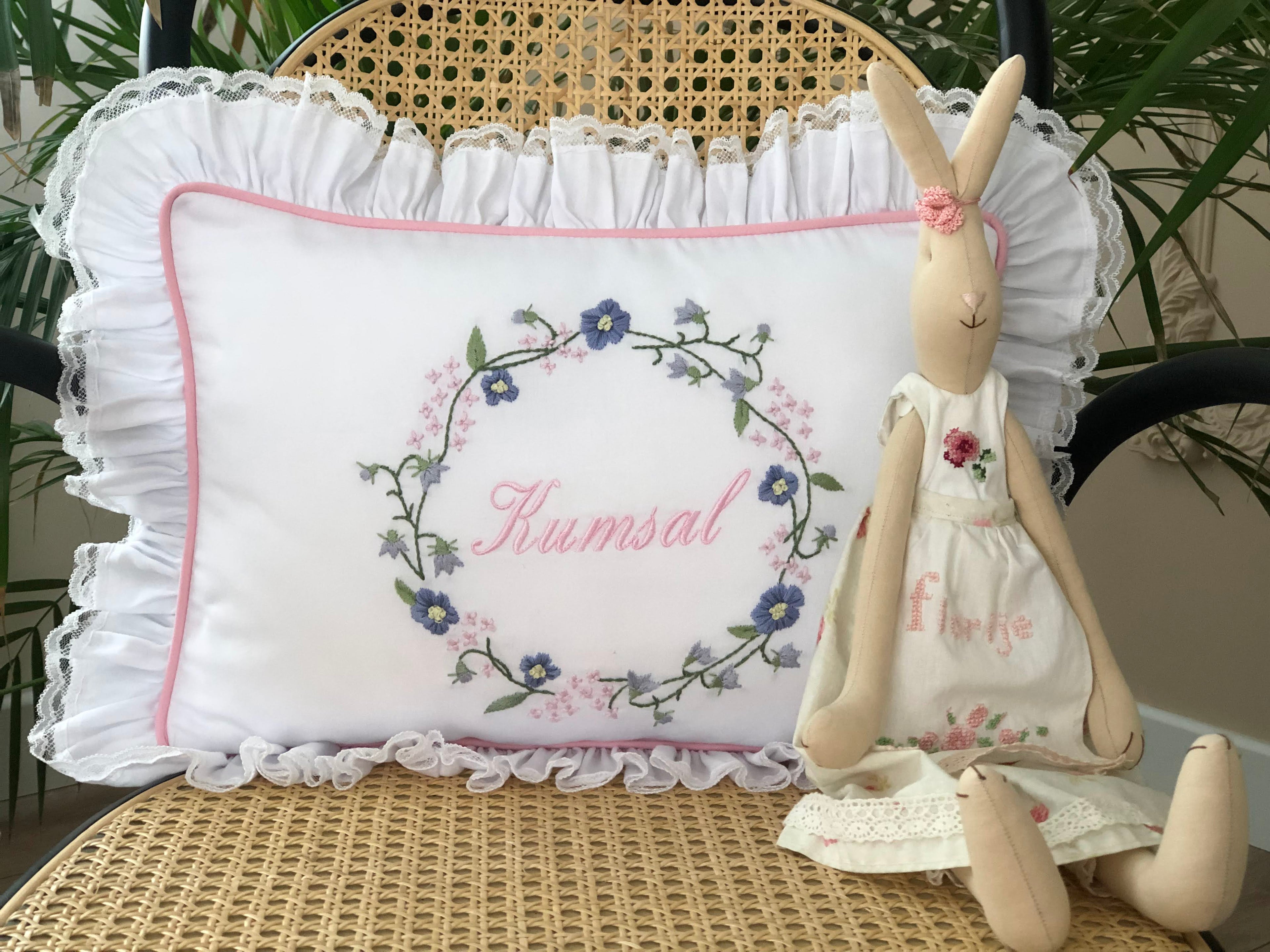 Violet Model Decorative Baby Pillow