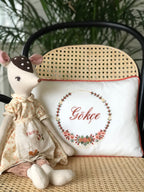 Hydrangea Model Decorative Baby Pillow - Tile