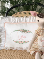 Belcekız Model Decorative Baby Pillow - Salmon